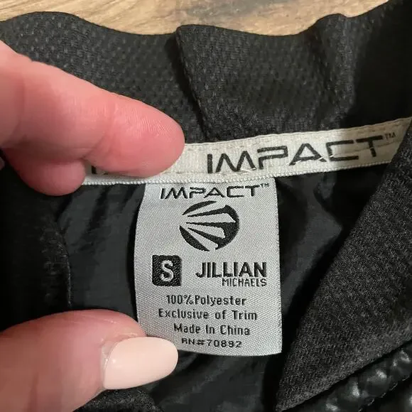 Impact Jillian Michaels Activewear Vest Womens Small Black Running - Picture 4 of 7